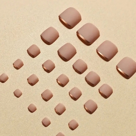 24 Pieces Fake Toe press on nails - Picture 2 of 6